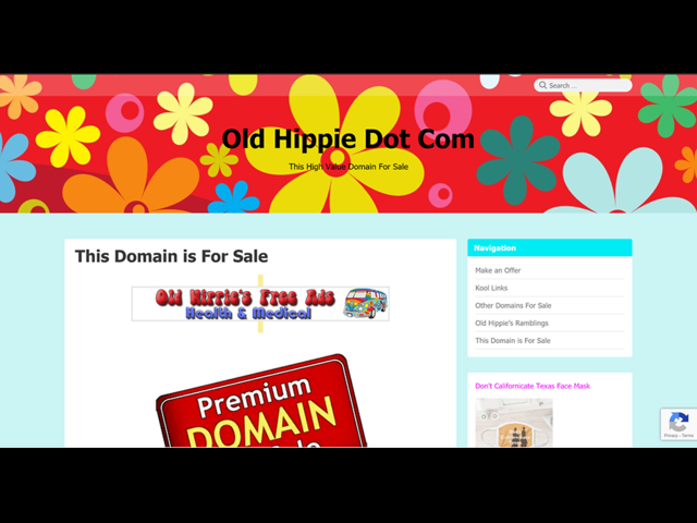OLDHIPPIE.COM Domain for Sale