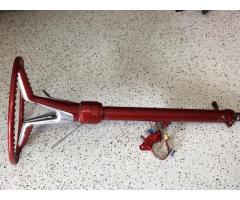 STREET ROD / KUSTOM STEERING COLUMN AND WHEEL (OLDSMOBILE DEEP DISH) 