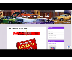 MOPARCLASSIFIEDADS.COM DOMAIN FOR SALE