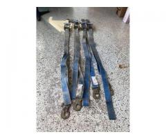Set of 4 Used Ratcheting Straps 
