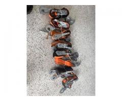 8' Ratcheting Straps - $150