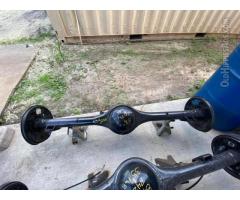 Three 8.75" Axles drum to drum